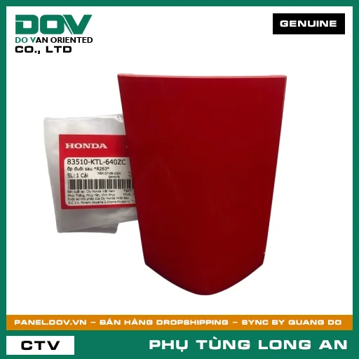 ỐP ĐUÔI SAU *R263* HONDA WAVE, WAVE 100, WAVE ALPHA — 83510KTL640ZC