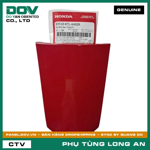 ỐP ĐUÔI SAU *R161P* HONDA WAVE, WAVE ALPHA — 83510KTL640ZR