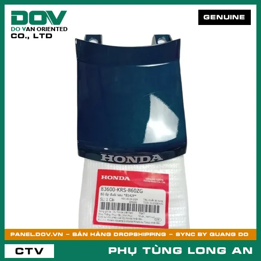 BỘ ỐP ĐUÔI SAU *B142P* HONDA WAVE, WAVE ALPHA — 83600KRS860ZG