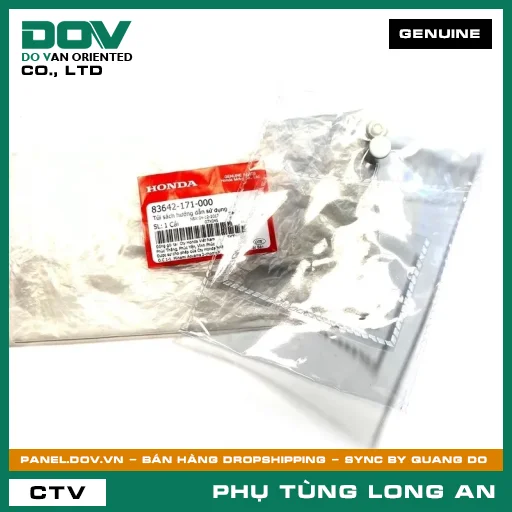 TÚI SÁCH HƯỚNG DẪN SỬ DỤNG HONDA CBR150R, CLICK 110, DREAM 110, FUTURE NEO, SUPER DREAM, VISION 110, WAVE 100, WAVE ALPHA, WAVE RSX 110 — 83642171000