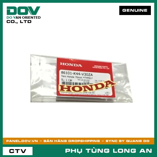 TEM HONDA 70MM *R340* HONDA VISION 110 — 86101K44V30ZA