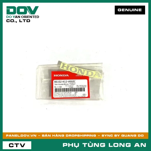 TEM HONDA 80MM *NH411* HONDA LEAD 125 — 86102K12V00ZC