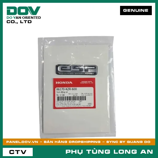 TEM ĐỘNG CƠ HONDA AIR BLADE 125, AIR BLADE 125/150, LEAD 125, PCX, PCX 125, PCX 125/150, SH 125/150, SH MODE, VISION 110 — 86170KZR600