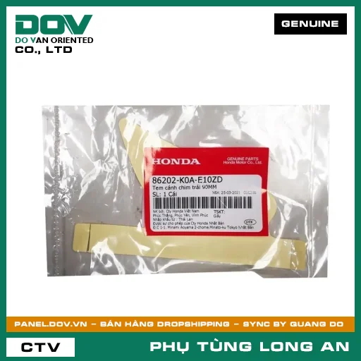 TEM CÁNH CHIM TRÁI 90MM HONDA CB300R — 86202K0AE10ZD