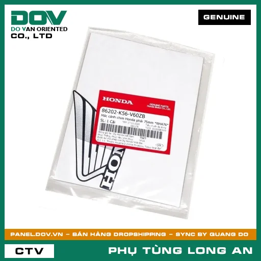 MÁC CÁNH CHIM HONDA PHẢI 75MM *NHA76* HONDA WINNER X — 86202K56V60ZB
