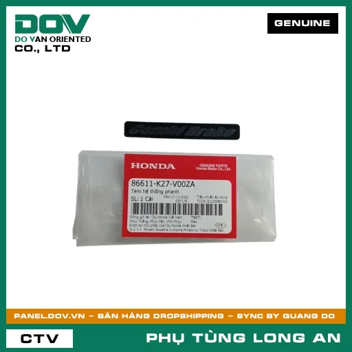 TEM HỆ THỐNG PHANH HONDA AIR BLADE 125 — 86611K27V00ZA