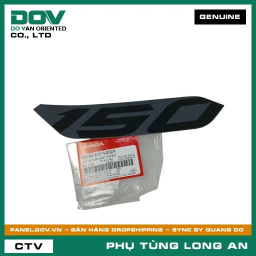 TEM ỐP TRƯỚC PHẢI *TYPE5* HONDA AIR BLADE 125/150 — 86640K1FV00ZA