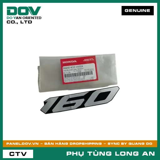 TEM ỐP TRƯỚC PHẢI *NHB25* HONDA AIR BLADE 125/160 — 86640K2ZV00ZA