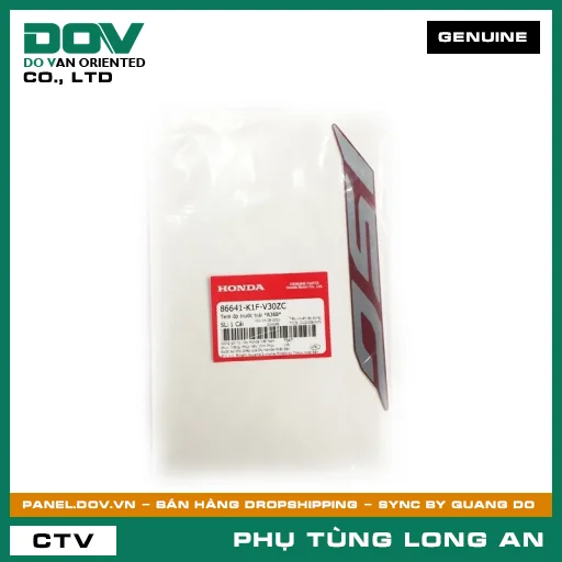 TEM ỐP TRƯỚC TRÁI *R368* HONDA — 86641K1FV30ZC