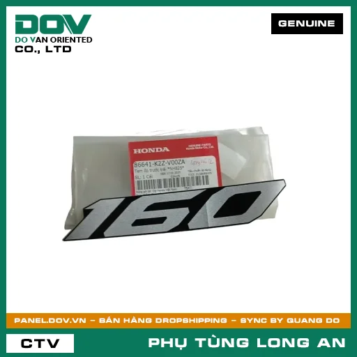 TEM ỐP TRƯỚC TRÁI *NHB25* HONDA AIR BLADE 125/160 — 86641K2ZV00ZA