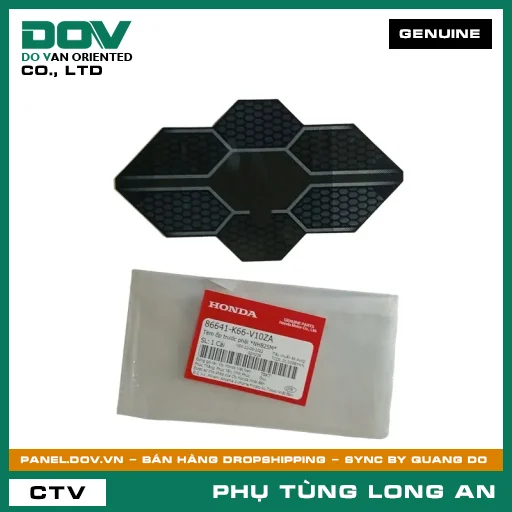 TEM ỐP TRƯỚC PHẢI *NHB25M* HONDA AIR BLADE 125 — 86641K66V10ZA