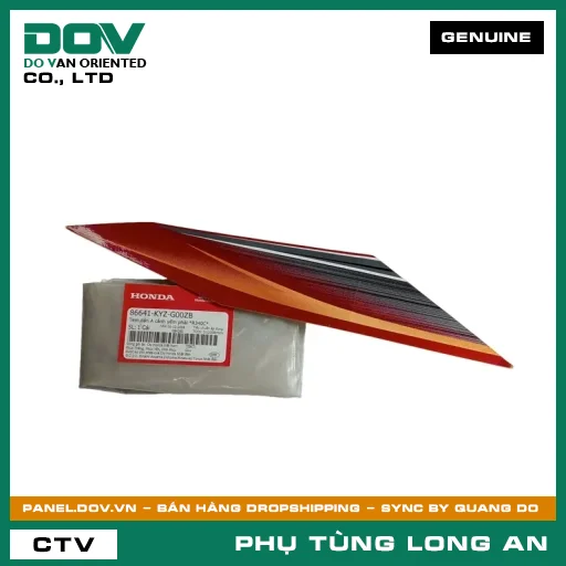 TEM DÁN A CÁNH YẾM PHẢI *R340C* HONDA FUTURE 125 — 86641KYZG00ZB