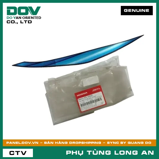 TEM MẶT NẠ TRƯỚC PHẢI *NHA69* HONDA VISION 110 — 86641KZLE00ZC