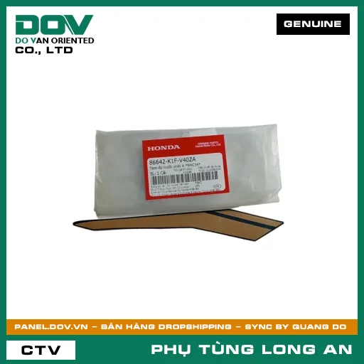 TEM ỐP TRƯỚC PHẢI A *NHC34* HONDA  — 86642K1FV40ZA