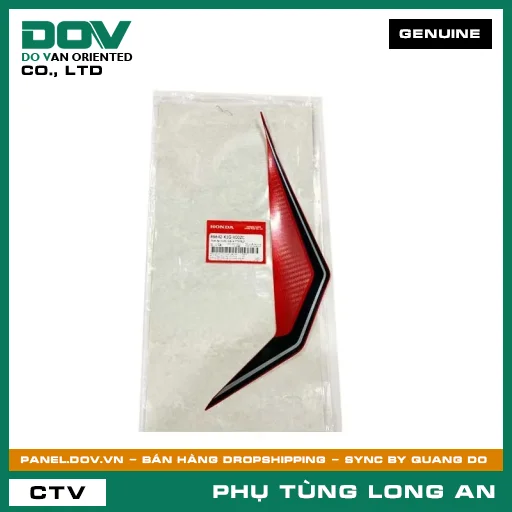 TEM ỐP TRƯỚC TRÁI A *TYPE2* HONDA AIR BLADE 125/150 — 86642K1GV00ZC