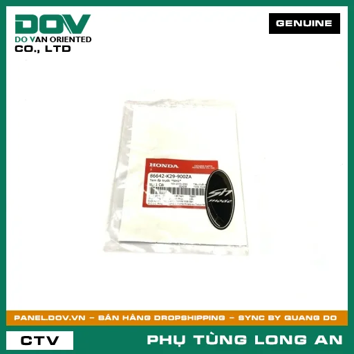 TEM ỐP TRƯỚC *NH1* HONDA SH MODE — 86642K29900ZA