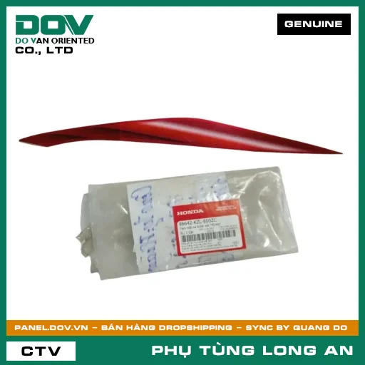 TEM MẶT NẠ TRƯỚC TRÁI *R340* HONDA VISION 110 — 86642KZLE00ZC