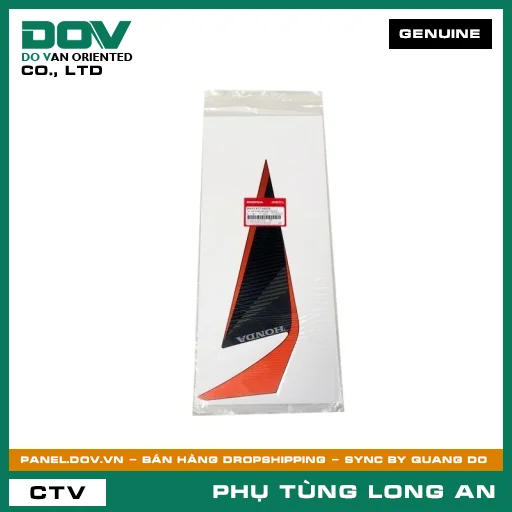 TEM DÁN B CÁNH YẾM PHẢI *YR322C* HONDA  — 86643K57V80ZB
