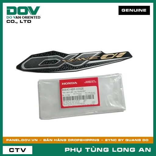 TEM CÁNH YẾM TRÁI *NHB25M* HONDA WAVE ALPHA 110 — 86643K89V30ZE