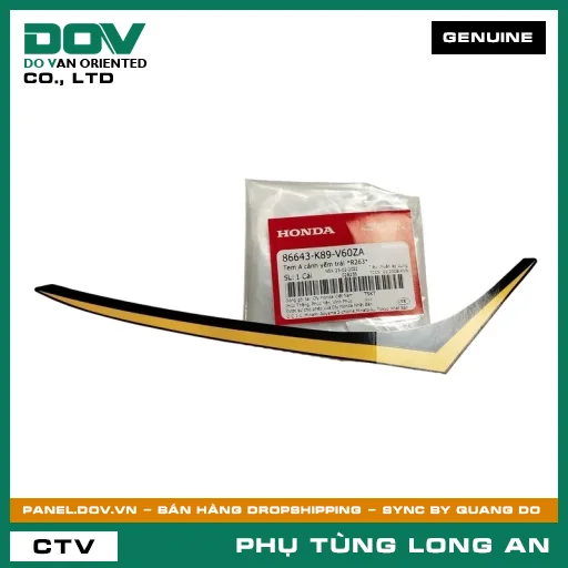 TEM A CÁNH YẾM TRÁI *R263* HONDA WAVE ALPHA 110 — 86643K89V60ZA