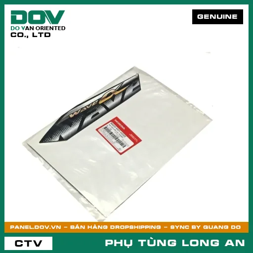 TEM CÁNH YẾM TRÁI *NHA69* HONDA WAVE 100 — 86643KWYA20ZE