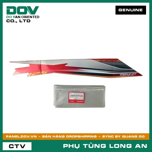 TEM ỐP SƯỜN PHẢI *R340C* HONDA FUTURE 125 — 86643KYZG00ZB