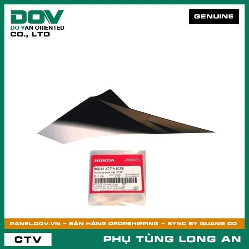 TEM B ỐP TRƯỚC TRÁI *Y208* HONDA AIR BLADE 125 — 86644K27V10ZB