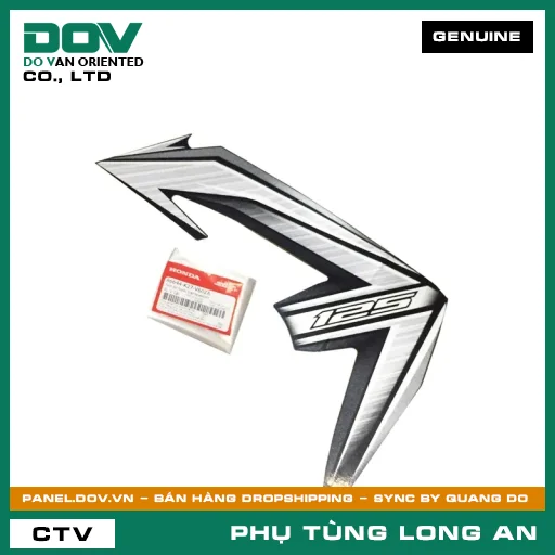 TEM ỐP TRƯỚC TRÁI*NHA62B* HONDA AIR BLADE 125 — 86644K27V60ZA