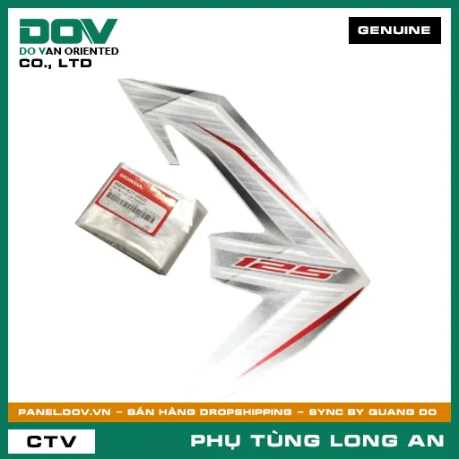TEM ỐP TRƯỚC TRÁI*NHA62X* HONDA AIR BLADE 125 — 86644K27V60ZC