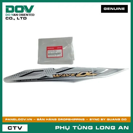TEM ỐP SƯỜN PHẢI *NHB55* HONDA WAVE ALPHA 110 — 86644K89V00ZC