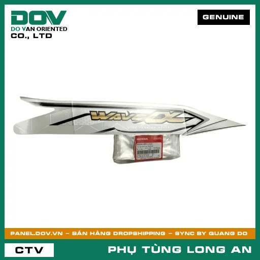 TEM ỐP SƯỜN PHẢI *NHB55P* HONDA WAVE ALPHA 110 — 86644K89V20ZC