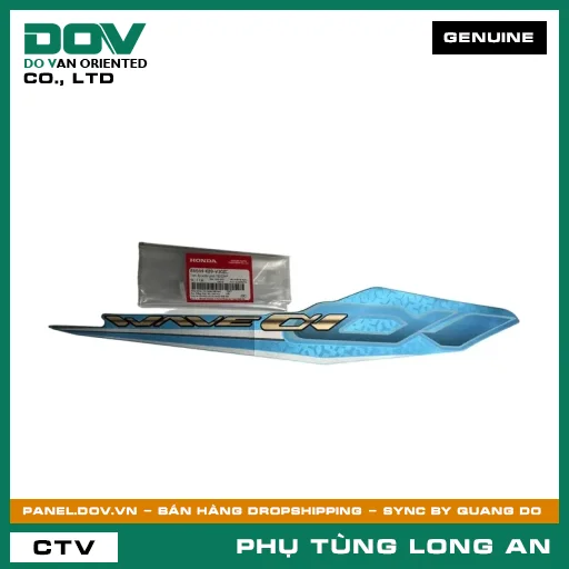 TEM ỐP SƯỜN PHẢI *B203M* HONDA WAVE ALPHA 110 — 86644K89V30ZC