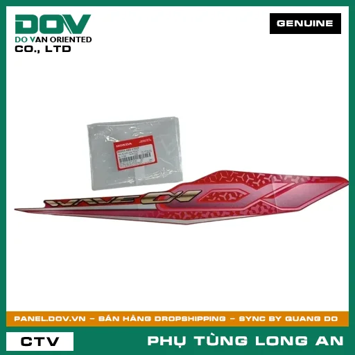 TEM ỐP SƯỜN PHẢI *R263* HONDA WAVE ALPHA 110 — 86644K89V30ZF