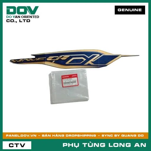 TEM ỐP SƯỜN PHẢI *PB421* HONDA WAVE ALPHA 110 — 86644K89V50ZA