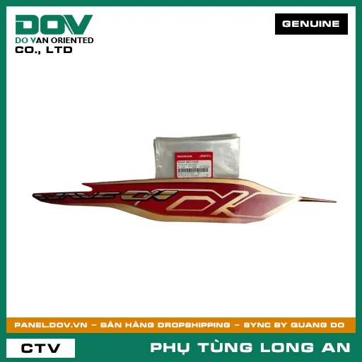 TEM ỐP SƯỜN PHẢI *R263* HONDA WAVE ALPHA 110 — 86644K89V50ZE
