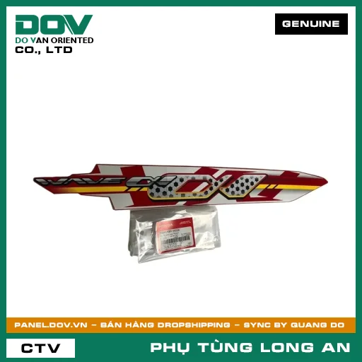 TEM ỐP SƯỜN PHẢI *R263* HONDA WAVE ALPHA 110 — 86644K89V60ZA