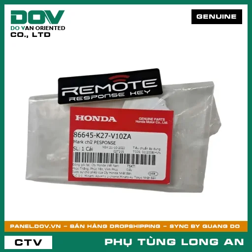 MARK CHỮ PESPONSE HONDA AIR BLADE 125 — 86645K27V10ZA
