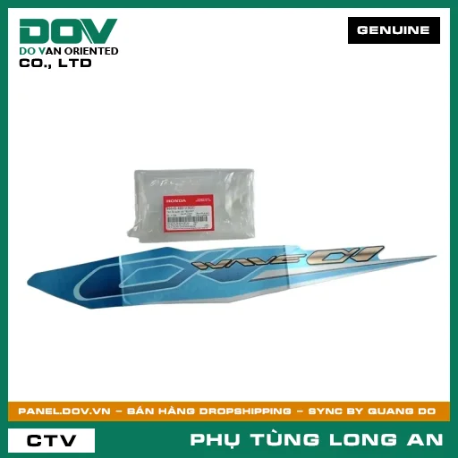 TEM ỐP SƯỜN TRÁI *B203M* HONDA WAVE ALPHA 110 — 86645K89V30ZC