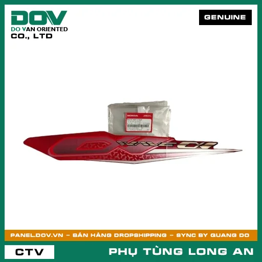 TEM ỐP SƯỜN TRÁI *R263* HONDA WAVE ALPHA 110 — 86645K89V30ZF