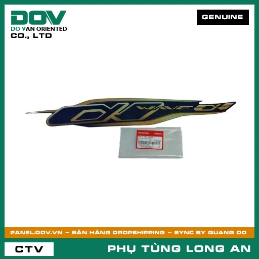 TEM ỐP SƯỜN TRÁI *PB421* HONDA WAVE ALPHA 110 — 86645K89V50ZA