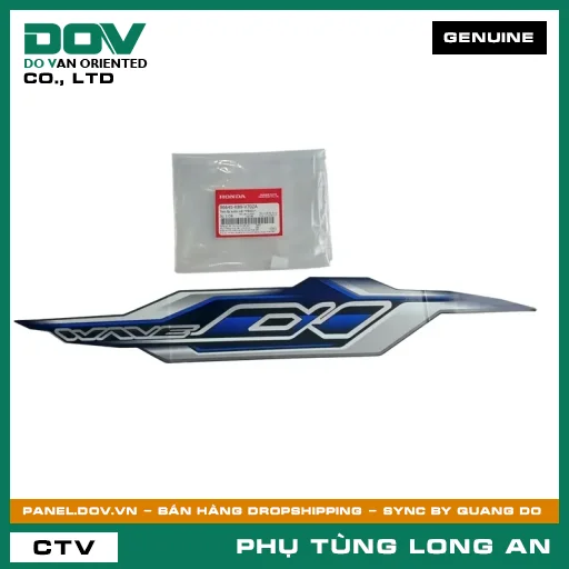 TEM ỐP SƯỜN TRÁI *PB421* HONDA WAVE ALPHA 110 — 86645K89V70ZA