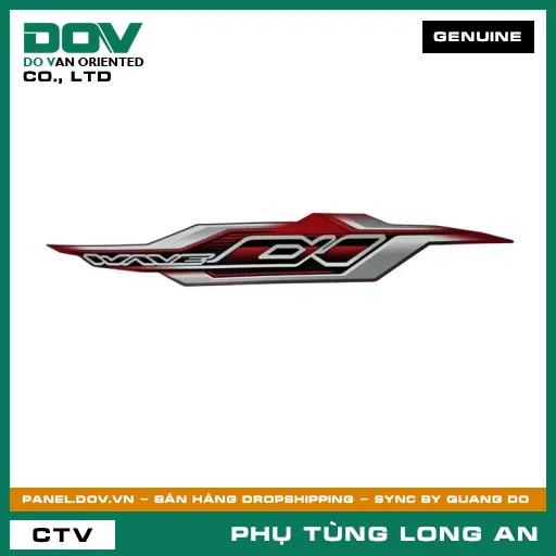 TEM ỐP SƯỜN TRÁI *R389* HONDA WAVE ALPHA 110 — 86645K89V70ZC
