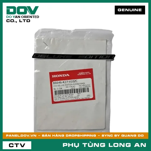CHỮ DELUXE EDITION R340B,R340X HONDA AIR BLADE 125 — 86646K27V10ZC