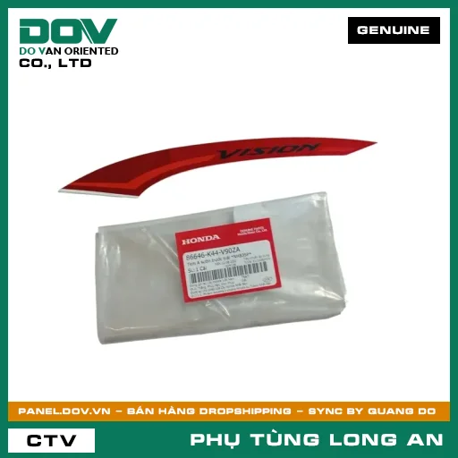 TEM A SƯỜN TRƯỚC TRÁI *NHB35P* HONDA — 86646K44V90ZA
