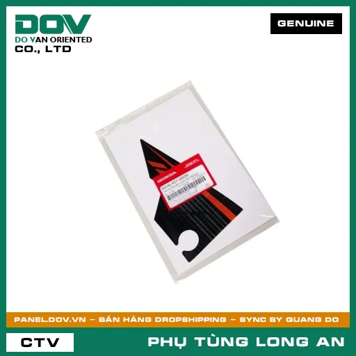 TEM ỐP ỐNG YẾM CHÍNH TRÁI *YR322C* HONDA  — 86646K57V80ZB