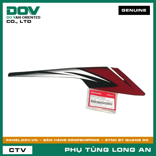 TEM A ỐP SƯỜN PHẢI *R340,R340B HONDA AIR BLADE 125 — 86647K27V00ZF