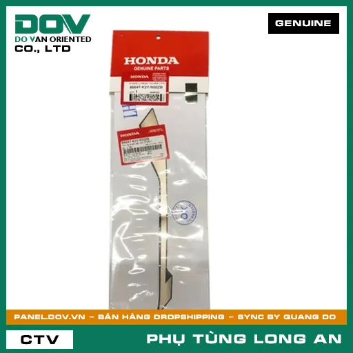 TEM ỐP TRƯỚC BÊN TRÁI *TYPE1* HONDA  — 86647K2VN50ZB