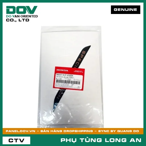 TEM ỐP SÀN BÊN TRÁI *TYPE1* HONDA AIR BLADE 125/150 — 86657K1FV10ZA