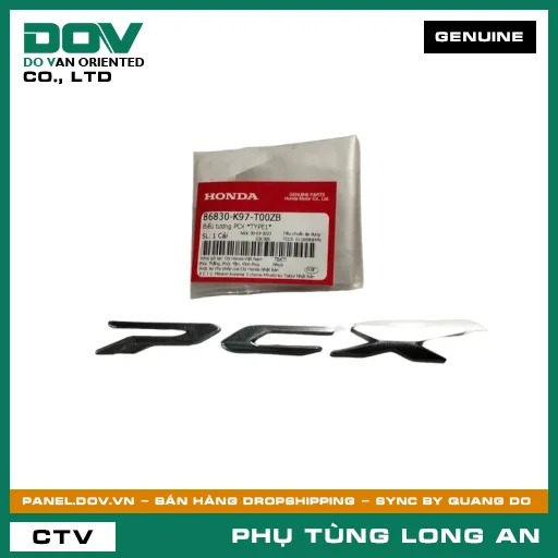 BIỂU TƯỢNG PCX *TYPE1* HONDA PCX, PCX 125/150 — 86830K97T00ZB