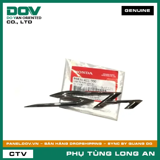 LOGO ỐP SƯỜN PHẢI SH HONDA SH 125/150 — 86831K01900
